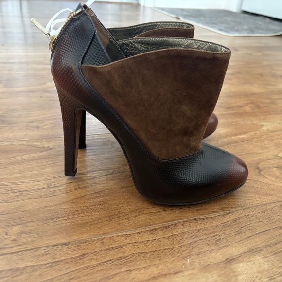 Navyboot Italy Leather & Suede Booties | Size 37 (US 6.5–7) - Picture 1 of 5